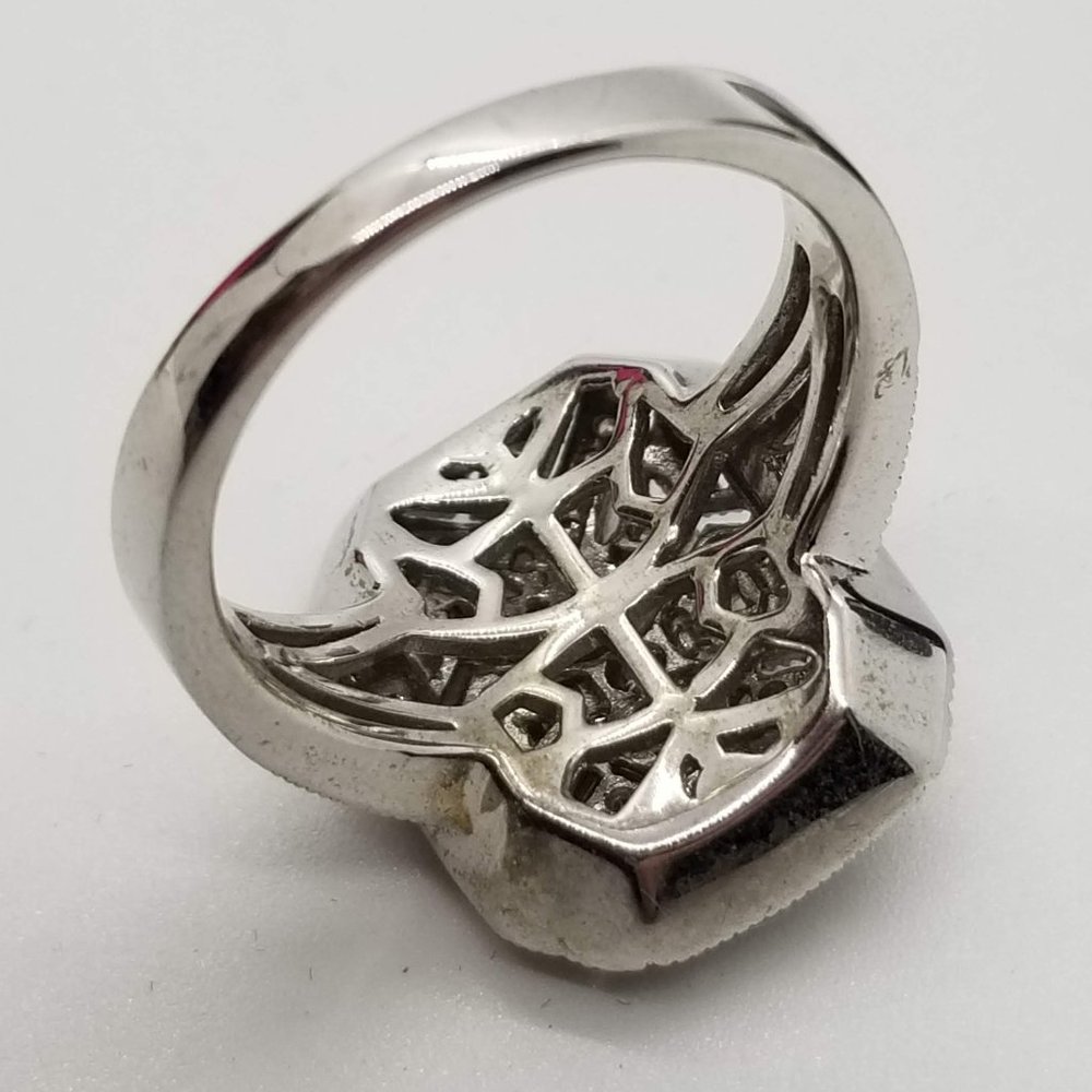 925 Silver Ring With Diamonds - image 3